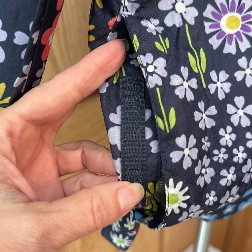 LANDS' END Floral Windbreaker Jacket